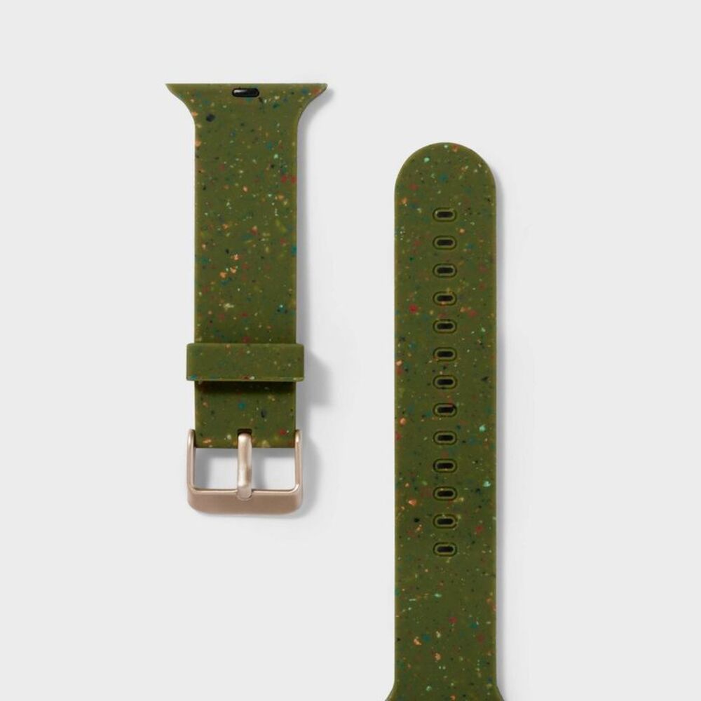 Apple Watch Silicone Band 42/44/45mm - heyday Olive Speckle